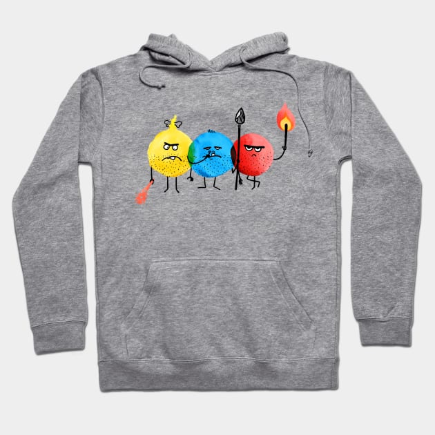 Primary colour hoodie top